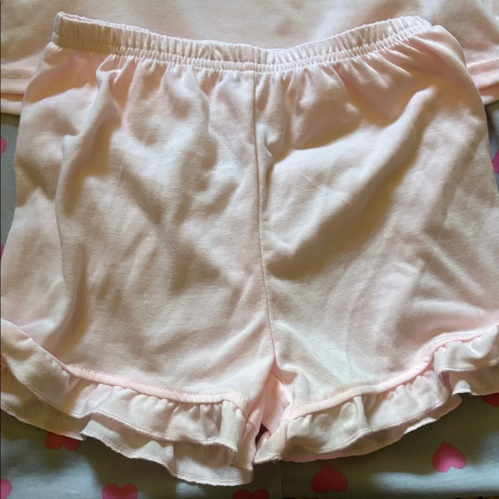 Pajamas 3 pcs top, pants & shorts toddler girls size 2T Child of Mine polyester